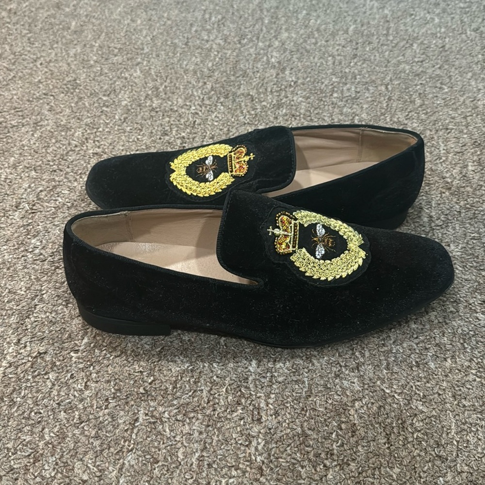 ASOS faux velvet shoes